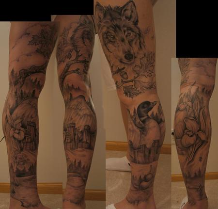 Shawn Hebrank - Minnesota Leg Sleeve