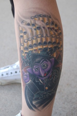 Ben Rettke - Sesame Street Count Tattoo