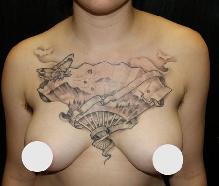 Japanese Chest Tattoo For Women