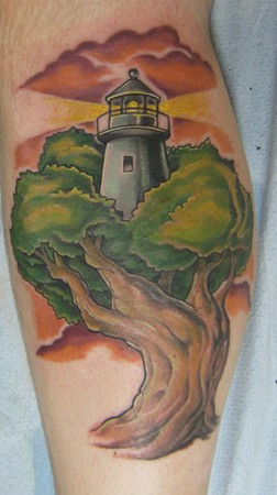 Shawn Hebrank - Lighthouse in the tree,