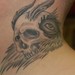 Tattoos - Skull on Neck Tattoo - 39756