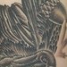 Tattoos - Dead Bird , acorn and leaves - 43535