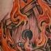 Burning Birdhouse Tattoo Design Thumbnail