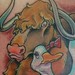 Tattoos - Hamish the Bull and his bff Goose - 53104