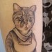 Tattoos - Cat Portrait Wearing a Dress - 41435