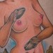 tattoo galleries/ - A Bi-Species Pin Up. 