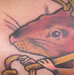 Tattoos - Antlered Rat, with key - 29899