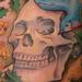 Tattoos - Skull on a tree stump - 63794