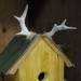 Book topped birdhouse Original Art Design Thumbnail