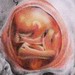 Skull Fetus Art Original Art Design Thumbnail