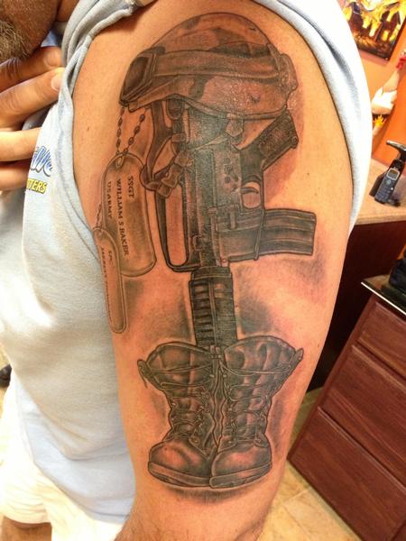 28+ [ Soldier Cross Tattoo ] | Soldiers Cross Tattoo ...