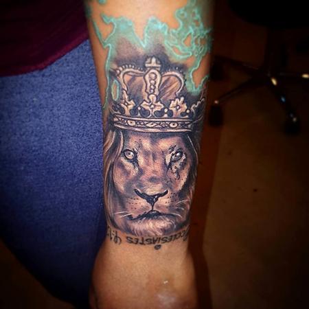 Tattoos - Lion - 131902