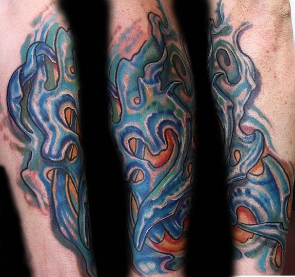 Inkaholics The Rogue Elephant Tattoos HalfSleeve blue biom