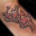 Tattoos - cherry blossom foot  - 53106
