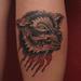traditional wolf  Tattoo Thumbnail