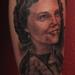 vintage grandma portrait  Tattoo Thumbnail