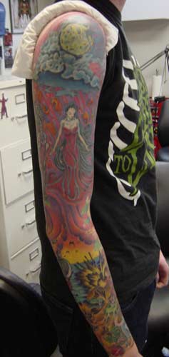 Tattoos - Christopher Barry - Full fantasy sleeve