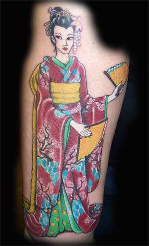 Geisha Girl tattoo
