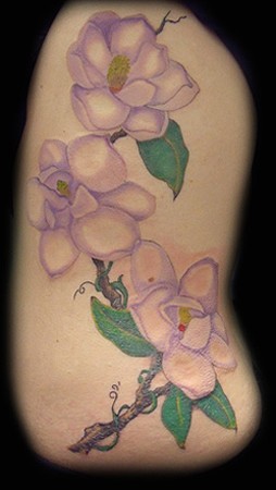 Lavender Flower Picture on Tattoos   Flower Tattoos   Page 95   Magnolia On Ribs