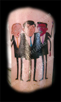 Tattoos - Cartoon tattoos - The Rat Pack