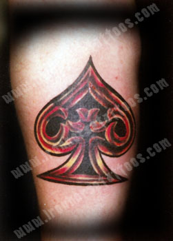 Tattoos - Christopher Barry - Spade Cross