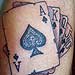 Tattoos - Full house card tattoo - 26389