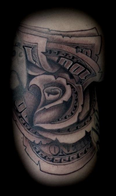 Tattoos - Rose $ - 77445