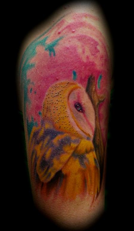 Tattoos - Barn Owl - 77449