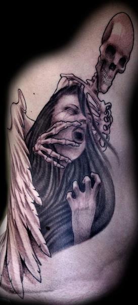 Tattoos - Angel and Death - 77450