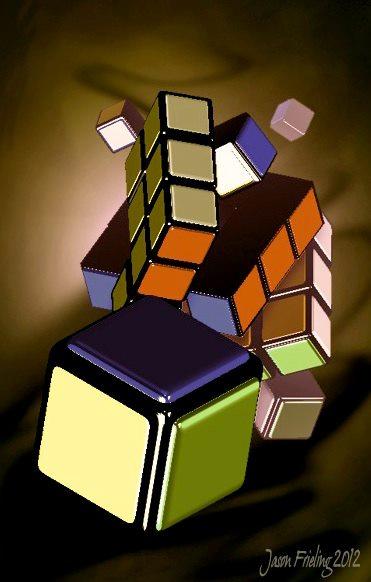 Tattoos - rubik's cube - 77473