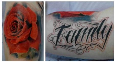 Tattoos - Red Rose - 77442