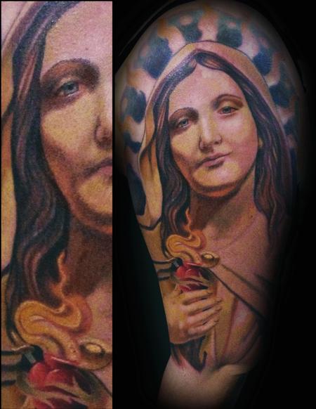 Tattoos - Virgin Mary - 100642