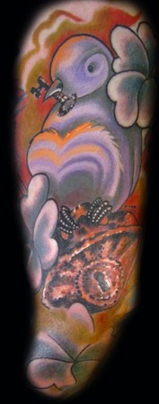 Looking for unique Jason Maybruck Tattoos?  dove with lock