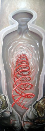 Tattoos - untitled.....oil on canvas - 34673