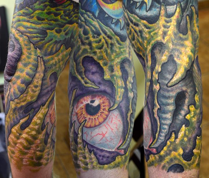 Bioorganic+Tattoo ... Johnson Tattoo : Tattoos : Bio-Organic : Bio Organic Eye Ball Tattoo