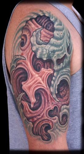 Fleshy Bio Placement Arm Comments This is a tattoo I previously posted on 