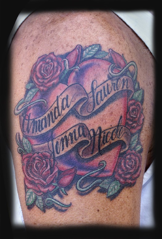 Jeff Johnson - Steves Daughters Heart and Roses