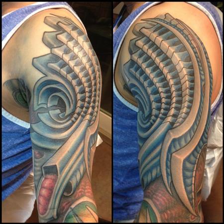 Jeff Johnson - Stepping up The Blue Biomech Sleeve