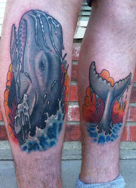 Jeff Johnson - Bills Whale Cover Up Tattoo
