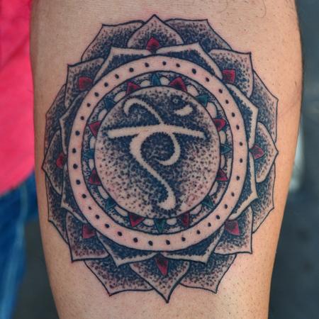 Jeff Johnson - Dot Work Mandala Tattoo