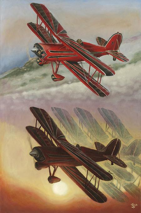 Tattoos - Planes oil painting - 77059