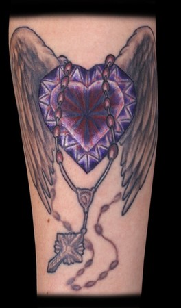 Heart Jewel Tattoo