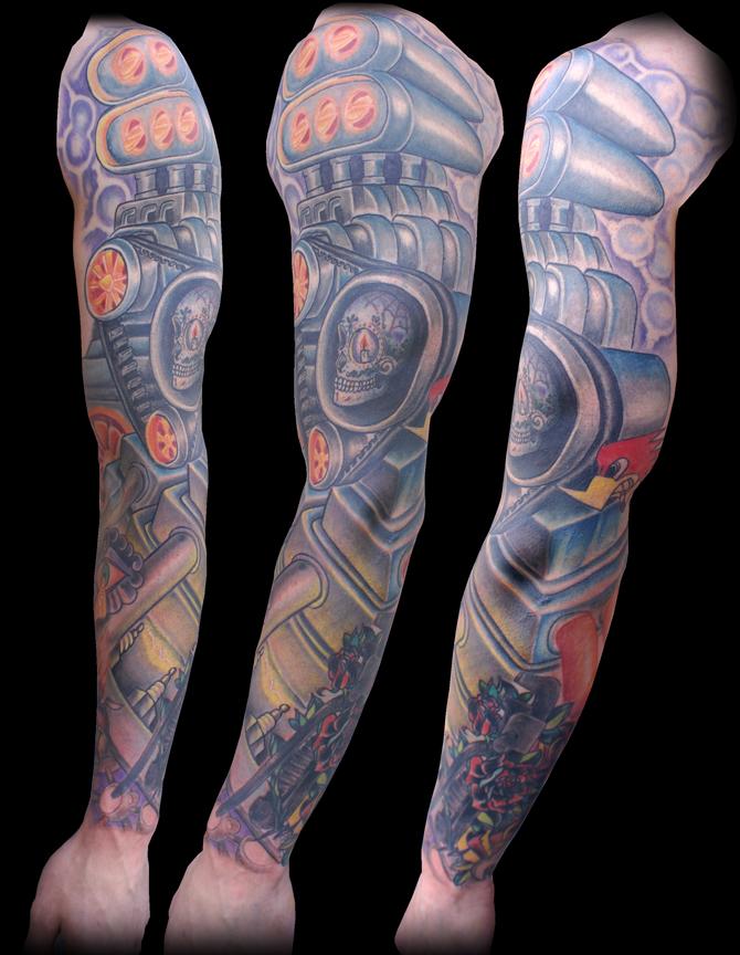 Jeff Johnson Motor Mech Large Image Keyword Galleries Color Tattoos 