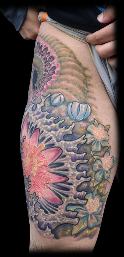 Jeff Johnson - Passion Flower Bio Organic Tattoo