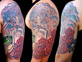 Tattoos - Jeff Johnson - Rauls Memorial Arm