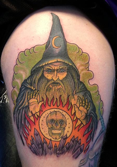 Jeff Johnson - Wizard Tattoo