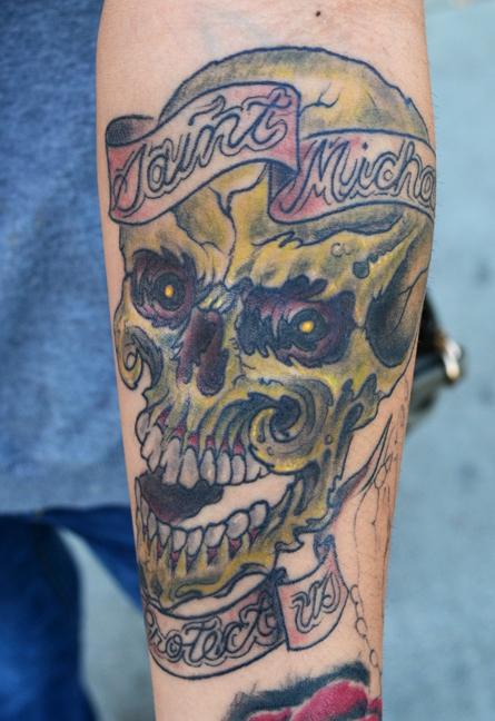 Jeff Johnson - Zombie Skull Tattoo