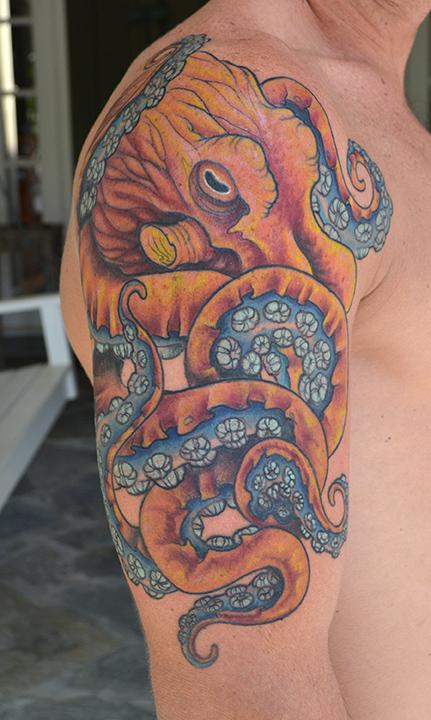 jeff johnson tattoo tattoos nature animal octopus jeff johnson tattoo tattoos nature animal octopus