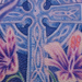 Tattoos - Celtic Cross With Flowers - 30789
