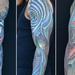Tattoos - Blue Biomech Sleeve Tattoo - 62617